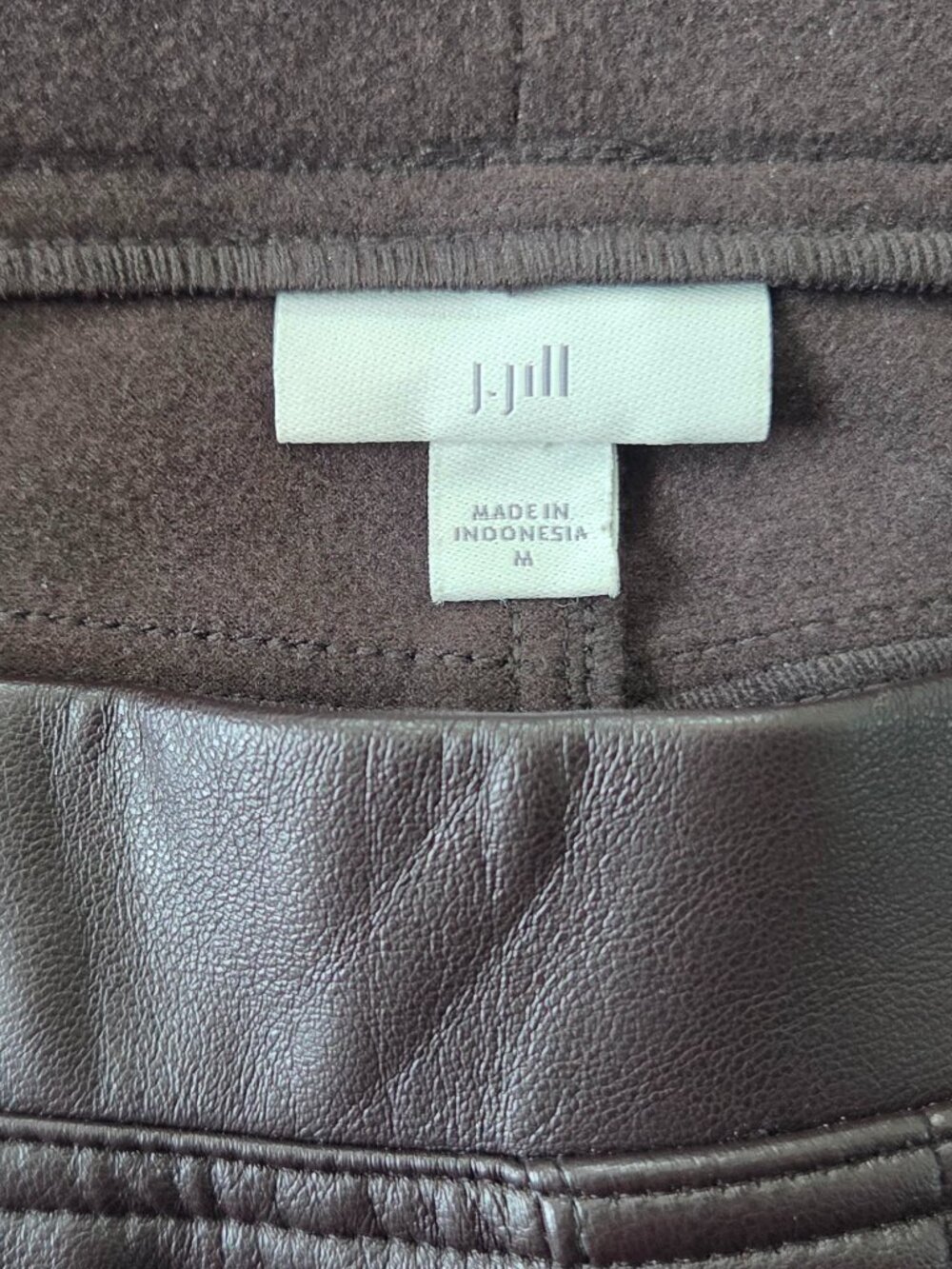 J. Jill Faux Leather Pants M